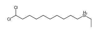 10,10-dichlorodecyl(ethyl)silane Structure