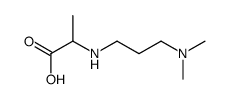 2-[3-(dimethylamino)propylamino]propanoic acid Structure
