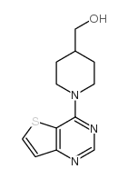 (1-(Thieno[3,2-d]pyrimidin-4-yl)piperidin-4-yl)methanol structure