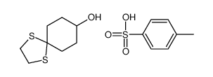 1,4-dithiaspiro[4.5]decan-8-ol,4-methylbenzenesulfonic acid结构式