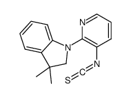 1-(3-isothiocyanatopyridin-2-yl)-3,3-dimethyl-2H-indole Structure