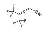 4,4,4-trifluoro-3-(trifluoromethyl)buta-1,2-diene-1-diazonium结构式