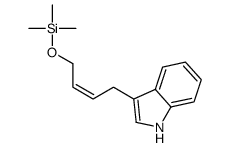 4-(1H-indol-3-yl)but-2-enoxy-trimethylsilane结构式
