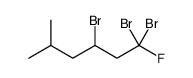 1,1,3-tribromo-1-fluoro-5-methylhexane结构式