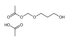 acetic acid,3-hydroxypropoxymethyl acetate结构式