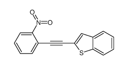 2-[2-(2-nitrophenyl)ethynyl]-1-benzothiophene Structure