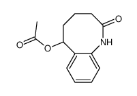 6-acetoxy-3,4,5,6-tetrahydro-1-benzazocin-2(1H)-one结构式