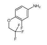 3-Fluoro-4-(2,2,2-trifluoroethoxy)aniline Structure