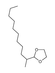2-(1-methyldecyl)-1,3-dioxolane结构式