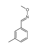3-methylbenzaldehyde O-methyl oxime Structure