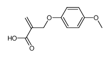 2-[(4-Methoxyphenoxy)Methyl]-2-propenoic Acid结构式