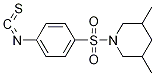 1-[(4-ISOTHIOCYANATOPHENYL)SULFONYL]-3,5-DIMETHYLPIPERIDINE结构式