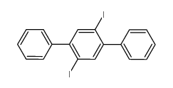 1,4-diiodo-2,5-diphenylbenzene结构式