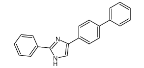 4-Biphenyl-4-yl-2-phenyl-1H-imidazole结构式