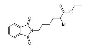 ethyl 2-bromo-6-phtalimidohexanoate结构式