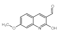 2-羟基-7-甲氧基喹啉-3-醛结构式