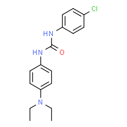1-(4-Chlorophenyl)-3-[4-(diethylamino)phenyl]urea结构式