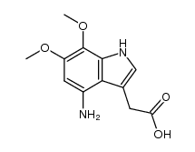 2-(4-amino-6,7-dimethoxy-1H-indol-3-yl)acetic acid Structure