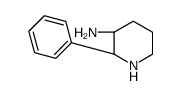 (2R,3S)-2-Phenyl-3-piperidinamine结构式