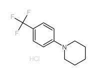 Piperidine,1-[4-(trifluoromethyl)phenyl]-, hydrochloride (1:1)结构式