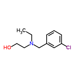 2-[(3-Chlorobenzyl)(ethyl)amino]ethanol Structure