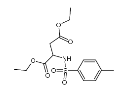 diethyl 2-(tosylamino)succinate结构式