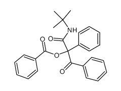 1-(tert-butylamino)-1,3-dioxo-2,3-diphenylpropan-2-yl benzoate Structure