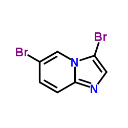 3,6-Dibromoimidazo[1,2-a]pyridine Structure