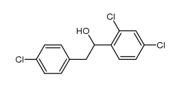 2-(4-Chloro-phenyl)-1-(2,4-dichloro-phenyl)-ethanol结构式