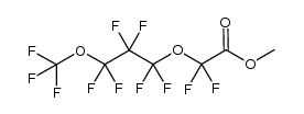 perfluoro-3,7-dioxaoctanoic acid methyl ester Structure