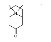 9,9-dimethyl-3-oxo-9-azonia-bicyclo[3.3.1]nonane, iodide结构式