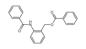 2-(benzoylamino)benzyl benzoate结构式