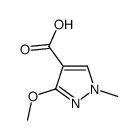 3-methoxy-1-methyl-1H-pyrazole-4-carboxylic acid structure