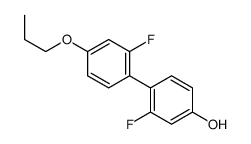 3-fluoro-4-(2-fluoro-4-propoxyphenyl)phenol结构式
