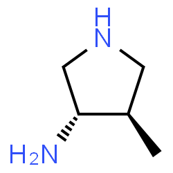 3-Pyrrolidinamine,4-methyl-,(3R,4S)-rel-(9CI) picture