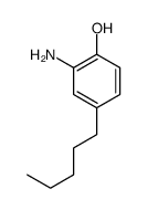 2-amino-4-pentylphenol Structure