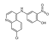 4-[(7-chloroquinolin-4-yl)amino]-2-nitrophenol Structure
