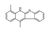 5H-Quinindoline, 4,11-dimethyl-结构式