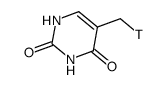 THYMINE, [METHYL-3H] Structure