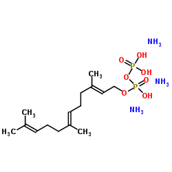 Farnesyl Pyrophosphate Triammonium Salt structure