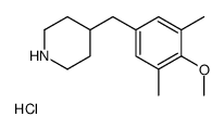 4-(4-Methoxy-3,5-dimethyl-benzyl)-piperidine hydrochloride structure