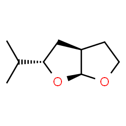 Furo[2,3-b]furan, hexahydro-2-(1-methylethyl)-, (2alpha,3aalpha,6aalpha)- (9CI)结构式