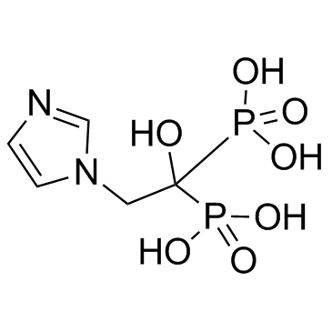 Zoledronic acid structure