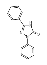 1,2-Dihydro-2,5-(diphenyl)-3H-1,2,4-triazol-3-one结构式