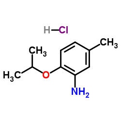 2-Isopropoxy-5-methylaniline hydrochloride (1:1) Structure