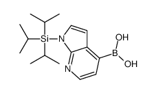 1-(triisopropylsilyl)-1H-pyrrolo[2,3-b]pyridin-4-ylboronic acid picture