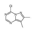 4-chloro-7,8-dimethylpyrazolo[1,5-a][1,3,5]triazine Structure