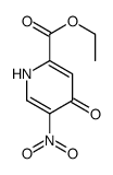 ethyl 5-nitro-4-oxo-1H-pyridine-2-carboxylate Structure