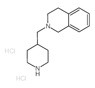 2-(4-Piperidinylmethyl)-1,2,3,4-tetrahydroisoquinoline dihydrochloride Structure