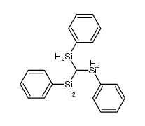 Tris(phenylsilyl)methane Structure
